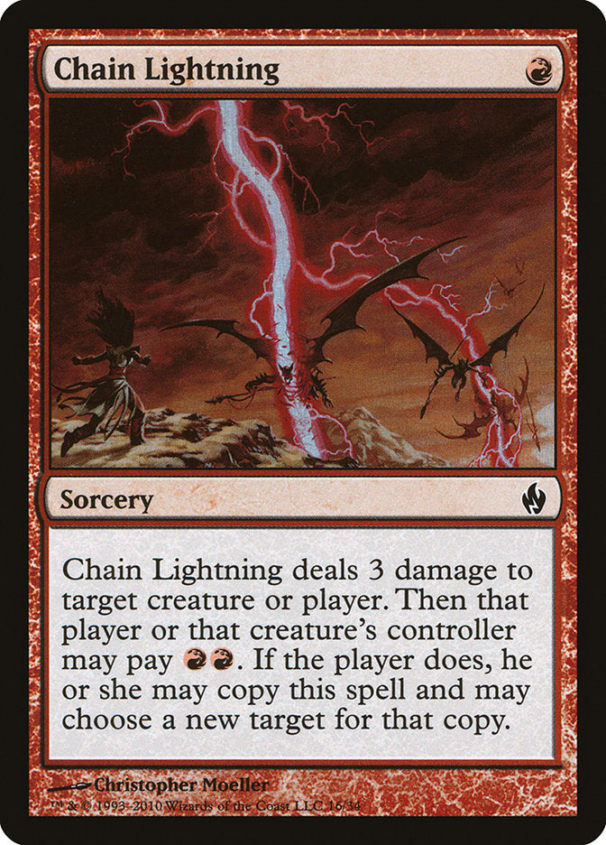 Chain Lightning [Premium Deck Series: Fire and Lightning] | North Valley Games