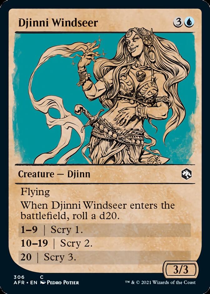Djinni Windseer (Showcase) [Dungeons & Dragons: Adventures in the Forgotten Realms] | North Valley Games