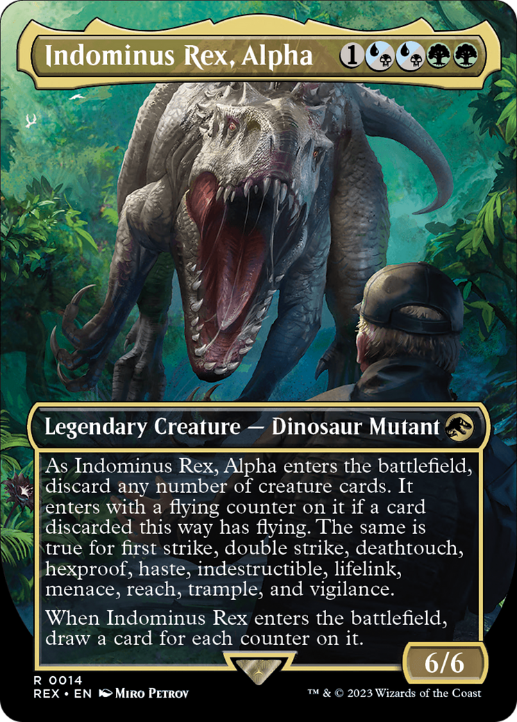Indominus Rex, Alpha (Borderless) [Jurassic World Collection] | North Valley Games