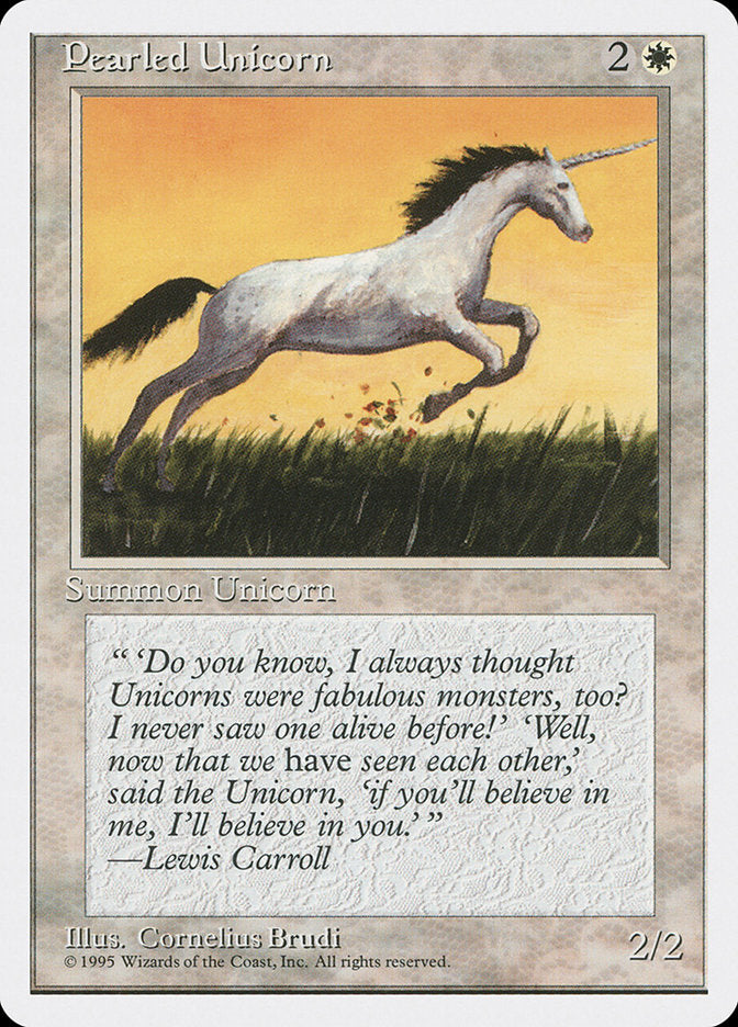 Pearled Unicorn [Fourth Edition] | North Valley Games
