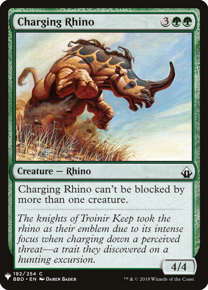 Charging Rhino [Mystery Booster] | North Valley Games
