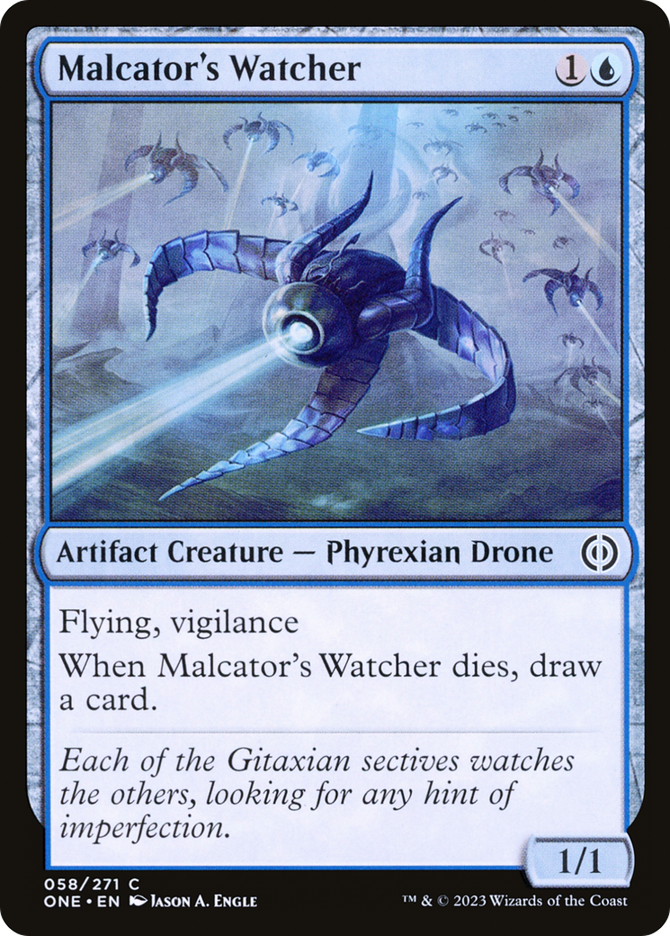 Malcator's Watcher [Phyrexia: All Will Be One] | North Valley Games