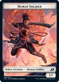 Human Soldier (003) // Zombie Double-Sided Token [Commander 2020 Tokens] | North Valley Games