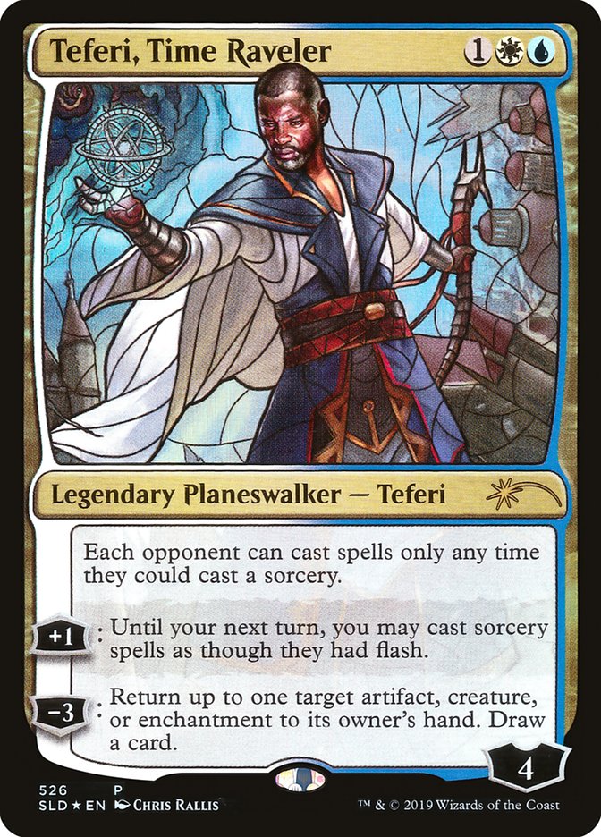 Teferi, Time Raveler (Stained Glass) [Secret Lair Drop Promos] | North Valley Games