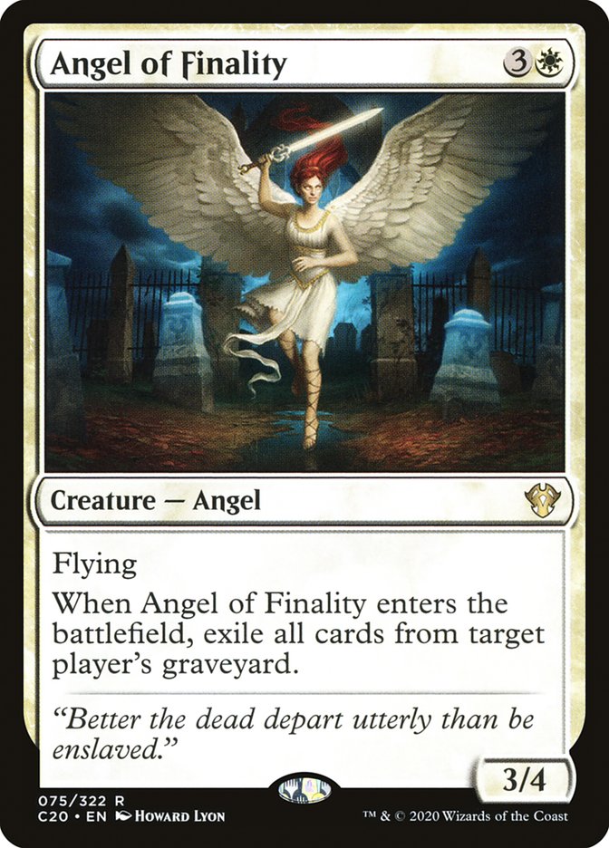 Angel of Finality [Commander 2020] | North Valley Games