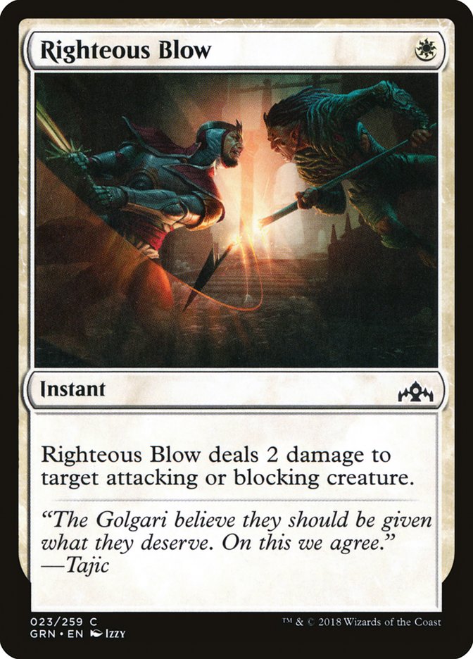 Righteous Blow [Guilds of Ravnica] | North Valley Games
