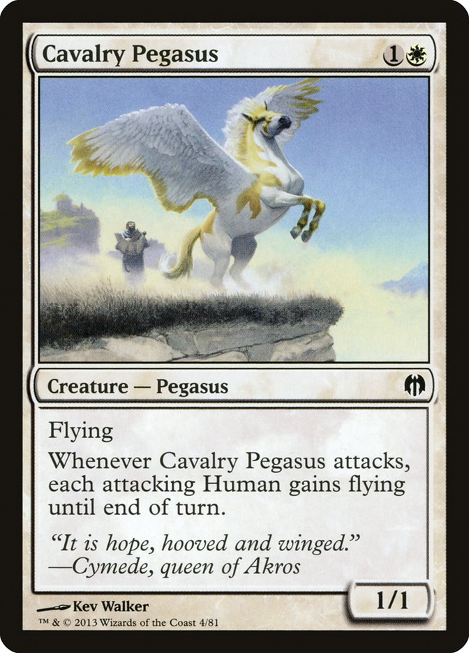 Cavalry Pegasus [Duel Decks: Heroes vs. Monsters] | North Valley Games