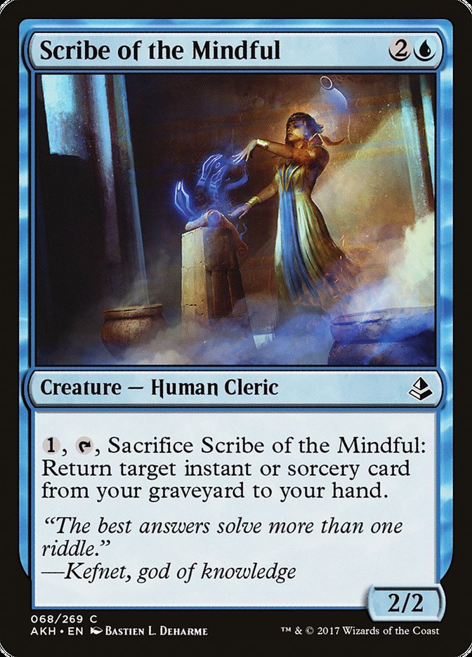 Scribe of the Mindful [Amonkhet] | North Valley Games