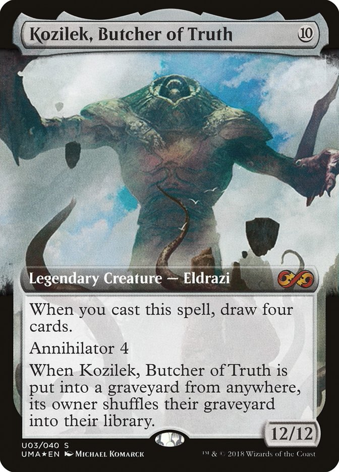 Kozilek, Butcher of Truth (Topper) [Ultimate Masters Box Topper] | North Valley Games