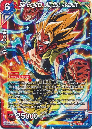 SS Gogeta, All-Out Assault (EX08-04) [Magnificent Collection Forsaken Warrior] | North Valley Games
