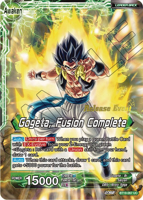 Veku // Gogeta, Fusion Complete (Fighter's Ambition Holiday Pack) (BT19-067) [Tournament Promotion Cards] | North Valley Games