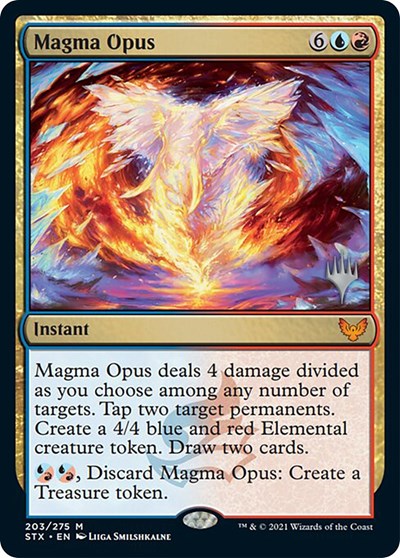 Magma Opus (Promo Pack) [Strixhaven: School of Mages Promos] | North Valley Games