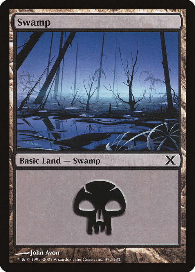 Swamp (372) [Tenth Edition] | North Valley Games