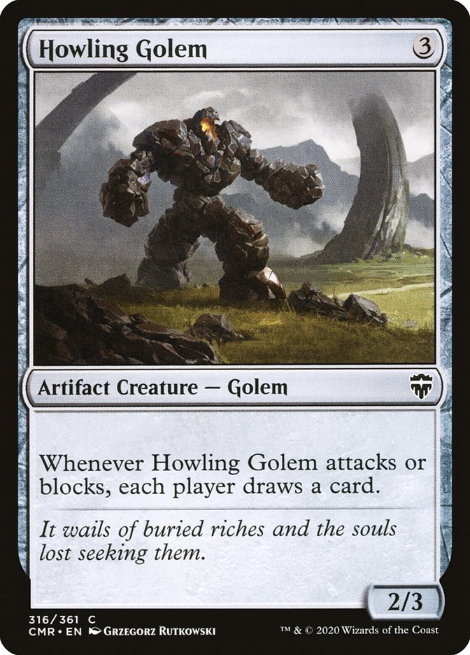 Howling Golem [Commander Legends] | North Valley Games