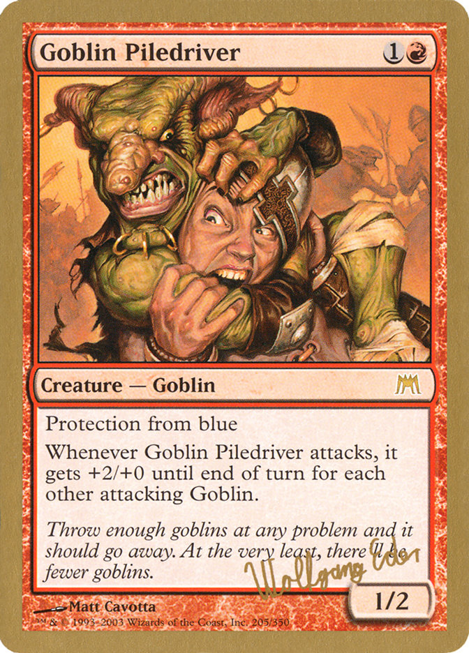 Goblin Piledriver (Wolfgang Eder) [World Championship Decks 2003] | North Valley Games