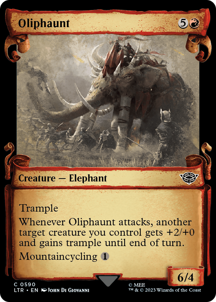 Oliphaunt [The Lord of the Rings: Tales of Middle-Earth Showcase Scrolls] | North Valley Games