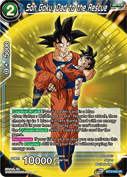 Son Goku, Dad to the Rescue (Uncommon) (BT13-035) [Supreme Rivalry] | North Valley Games