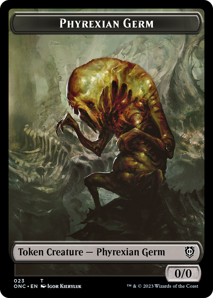 Phyrexian Germ Token [Phyrexia: All Will Be One Commander Tokens] | North Valley Games