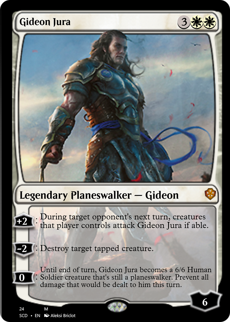 Gideon Jura [Starter Commander Decks] | North Valley Games