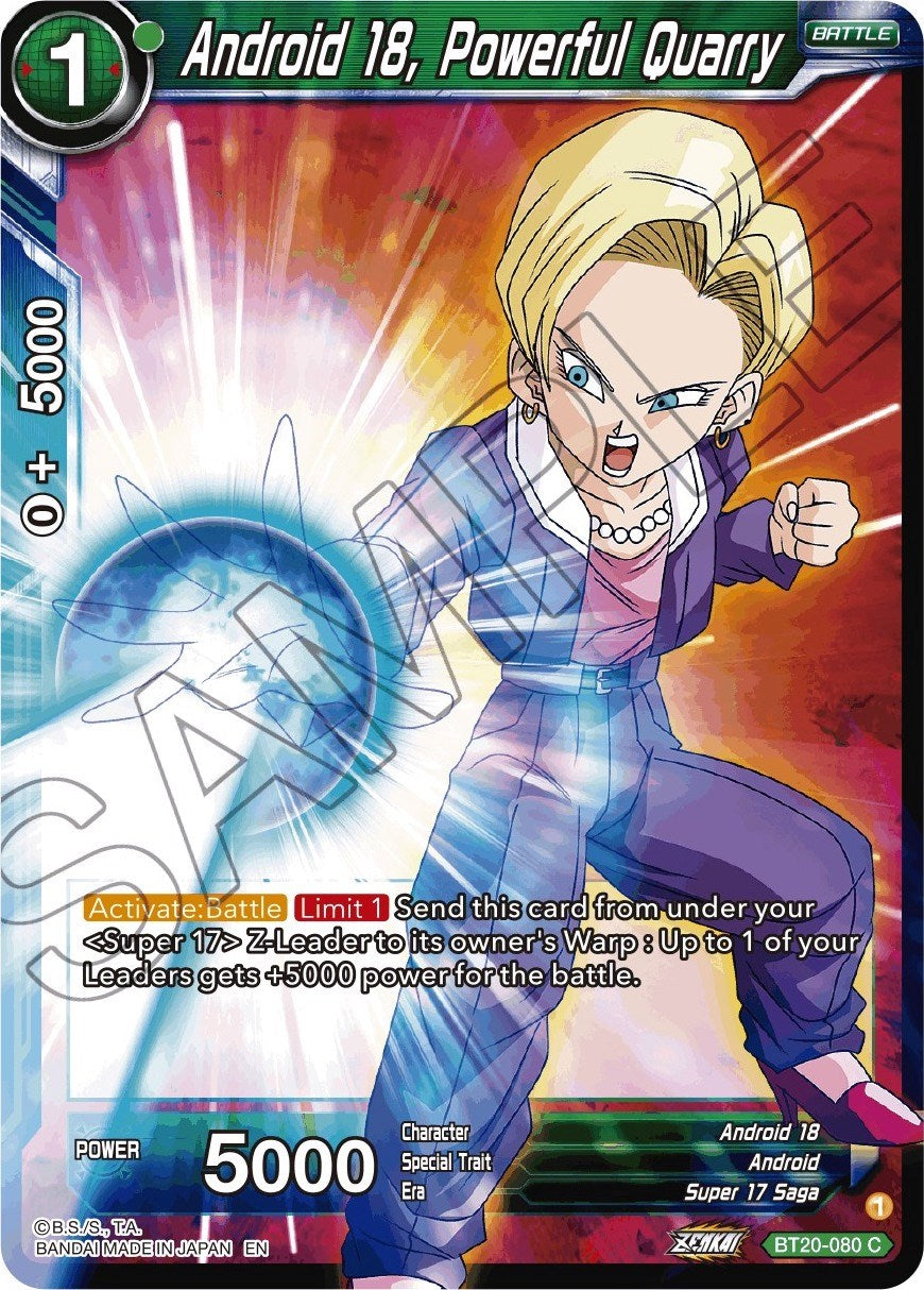Android 18, Powerful Quarry (BT20-080) [Power Absorbed] | North Valley Games