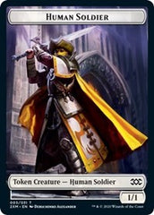 Human Soldier // Tuktuk the Returned Double-Sided Token [Double Masters Tokens] | North Valley Games