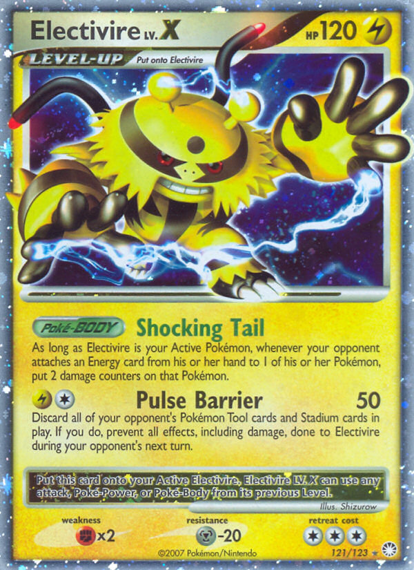 Electivire LV.X (121/123) [Diamond & Pearl: Mysterious Treasures] | North Valley Games