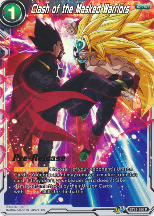 Clash of the Masked Warriors (BT13-150) [Supreme Rivalry Prerelease Promos] | North Valley Games