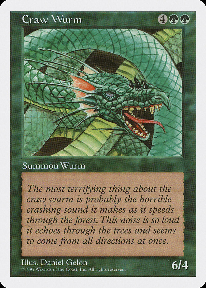 Craw Wurm [Fifth Edition] | North Valley Games