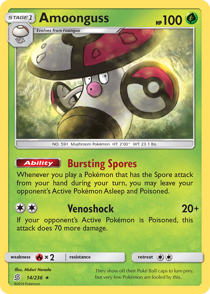 Amoonguss (14/236) [Sun & Moon: Unified Minds] | North Valley Games