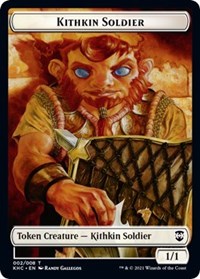 Kithkin Soldier // Pegasus Double-Sided Token [Kaldheim Commander Tokens] | North Valley Games