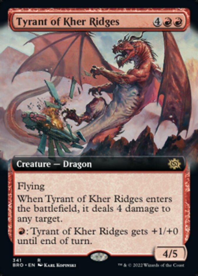 Tyrant of Kher Ridges (Extended Art) [The Brothers' War] | North Valley Games