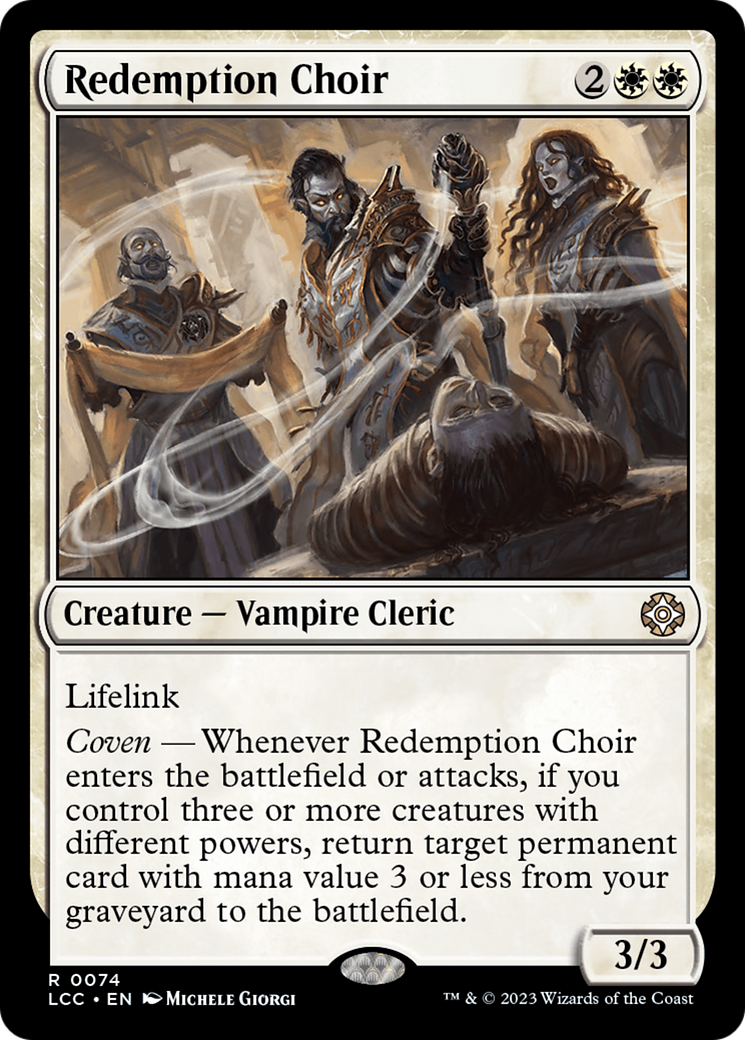 Redemption Choir [The Lost Caverns of Ixalan Commander] | North Valley Games