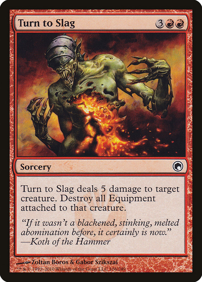 Turn to Slag [Scars of Mirrodin] | North Valley Games
