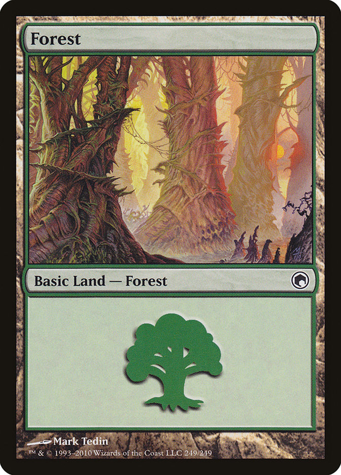 Forest (249) [Scars of Mirrodin] | North Valley Games
