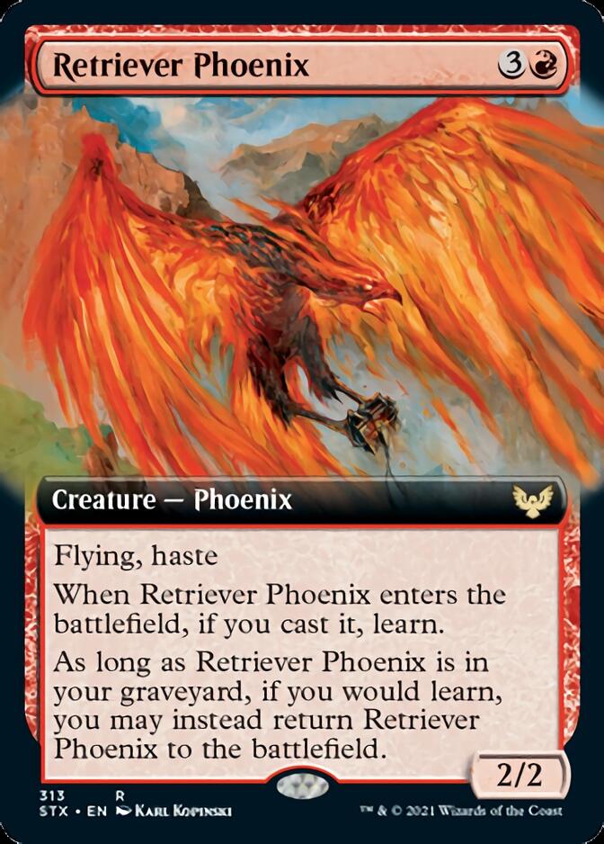 Retriever Phoenix (Extended Art) [Strixhaven: School of Mages] | North Valley Games