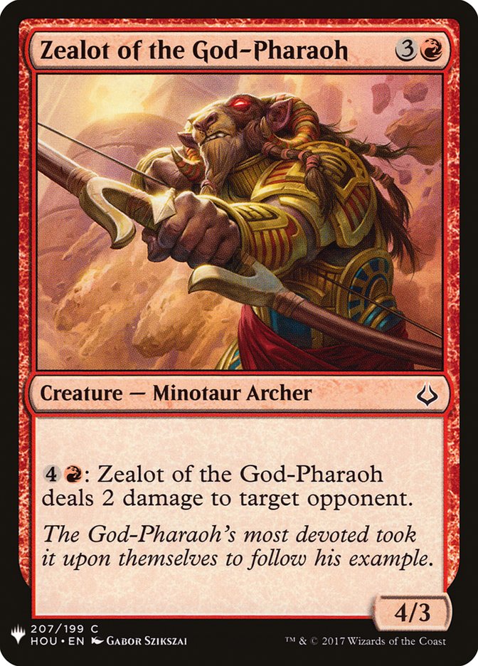 Zealot of the God-Pharaoh [Mystery Booster] | North Valley Games