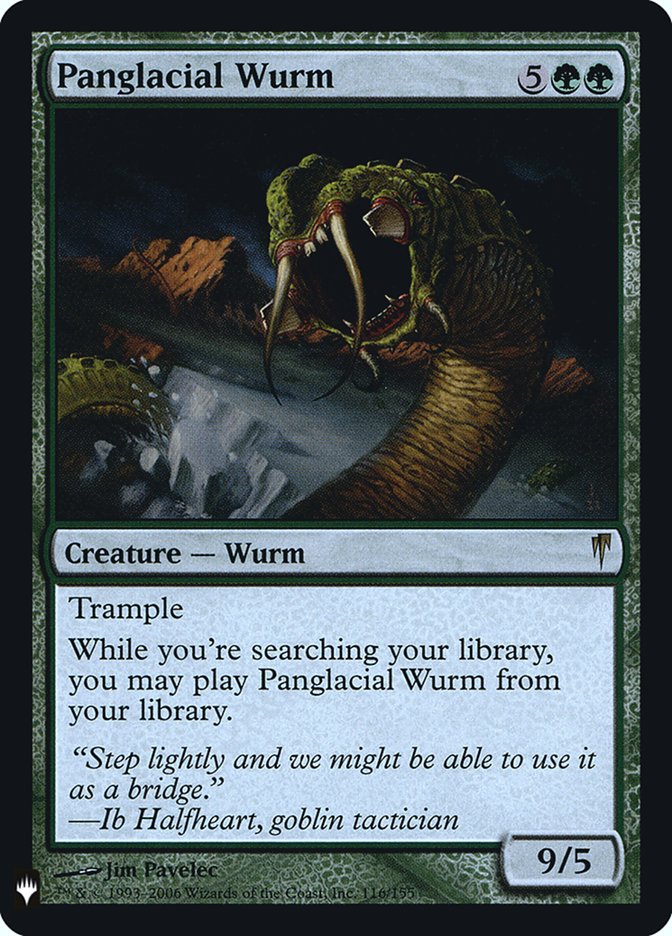 Panglacial Wurm [Mystery Booster] | North Valley Games
