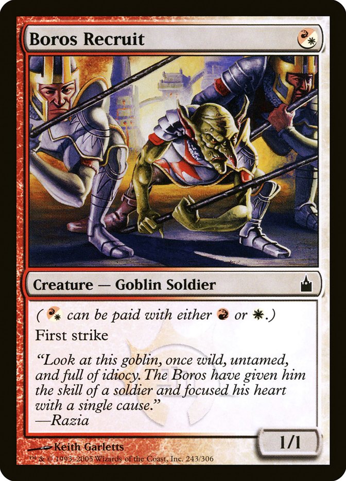 Boros Recruit [Ravnica: City of Guilds] | North Valley Games