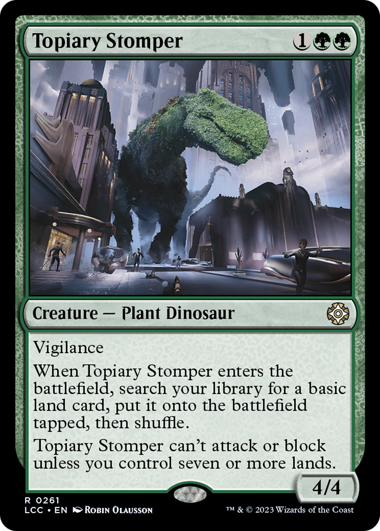 Topiary Stomper [The Lost Caverns of Ixalan Commander] | North Valley Games