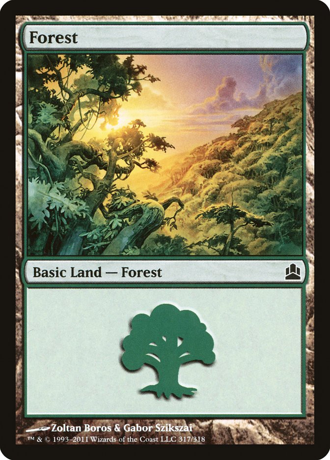 Forest (317) [Commander 2011] | North Valley Games