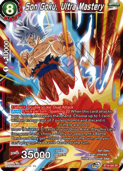 Son Goku, Ultra Mastery (BT16-005) [Realm of the Gods] | North Valley Games