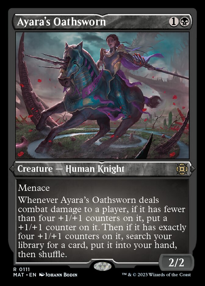 Ayara's Oathsworn (Foil Etched) [March of the Machine: The Aftermath] | North Valley Games