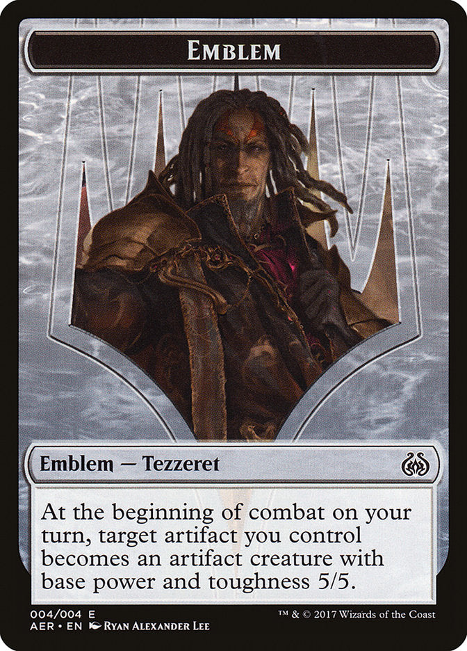Tezzeret the Schemer Emblem [Aether Revolt Tokens] | North Valley Games
