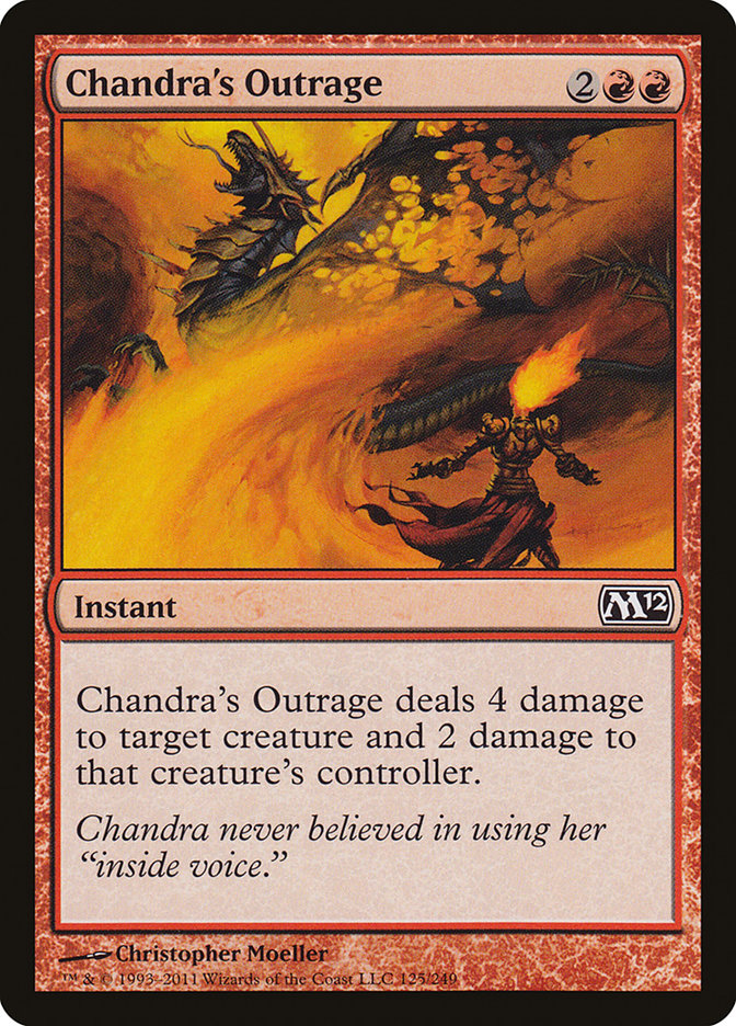 Chandra's Outrage [Magic 2012] | North Valley Games