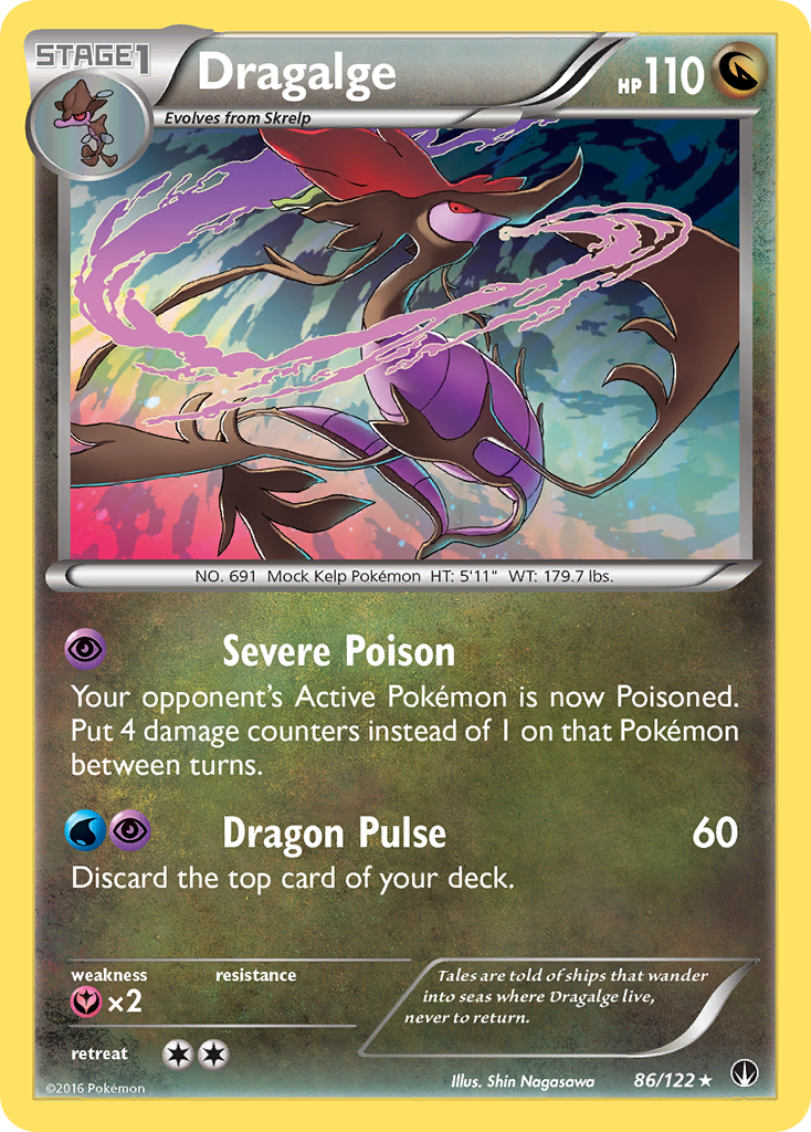 Dragalge (86/122) [XY: BREAKpoint] | North Valley Games