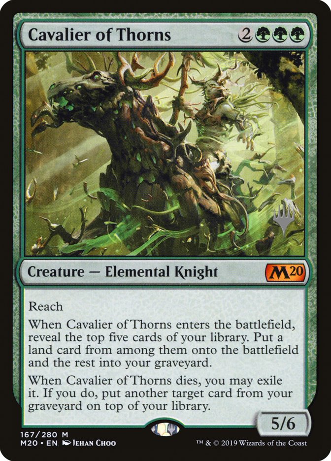 Cavalier of Thorns (Promo Pack) [Core Set 2020 Promos] | North Valley Games