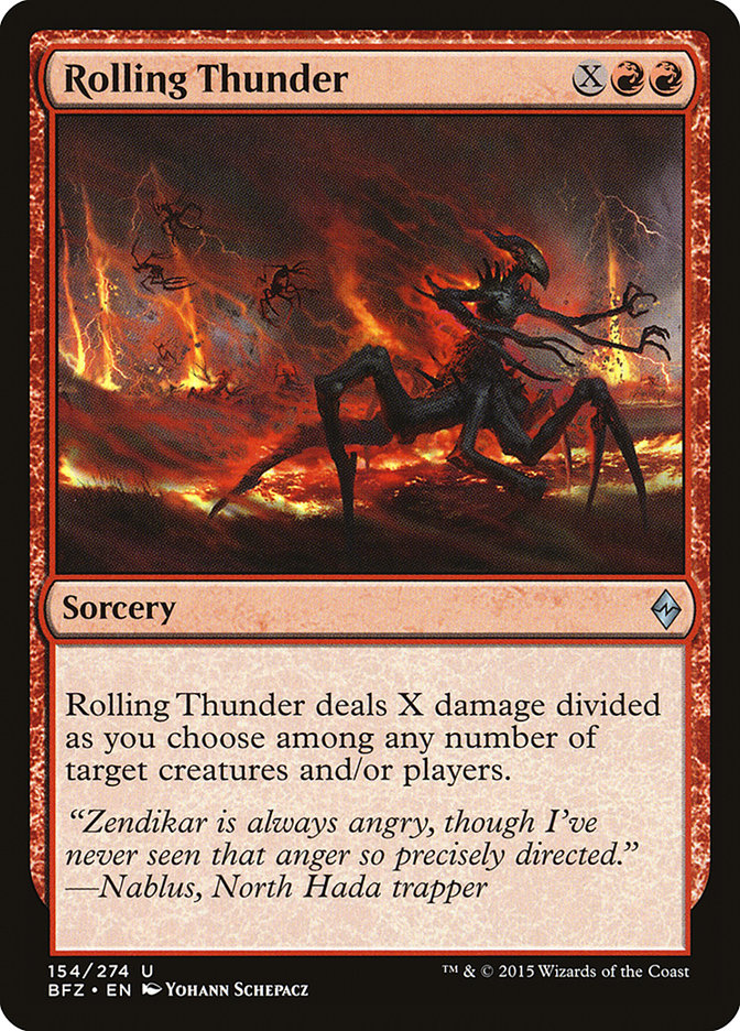 Rolling Thunder [Battle for Zendikar] | North Valley Games