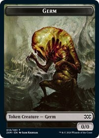 Germ // Human Soldier Double-Sided Token [Double Masters Tokens] | North Valley Games