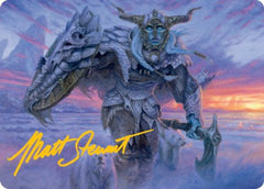 Frost Giant Art Card (Gold-Stamped Signature) [Dungeons & Dragons: Adventures in the Forgotten Realms Art Series] | North Valley Games