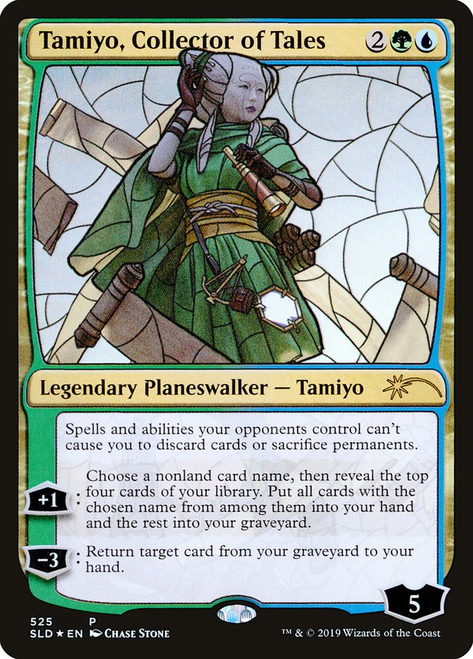 Tamiyo, Collector of Tales (Stained Glass) [Secret Lair Drop Promos] | North Valley Games